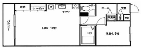 メープルコート中青木の物件間取画像